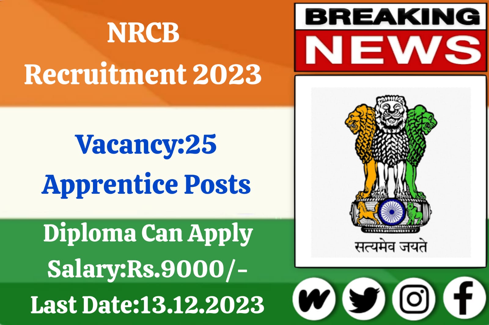 Unlock Opportunities with NRCB Trichy Recruitment 2023: Apply for 25 Apprentice Positions!
