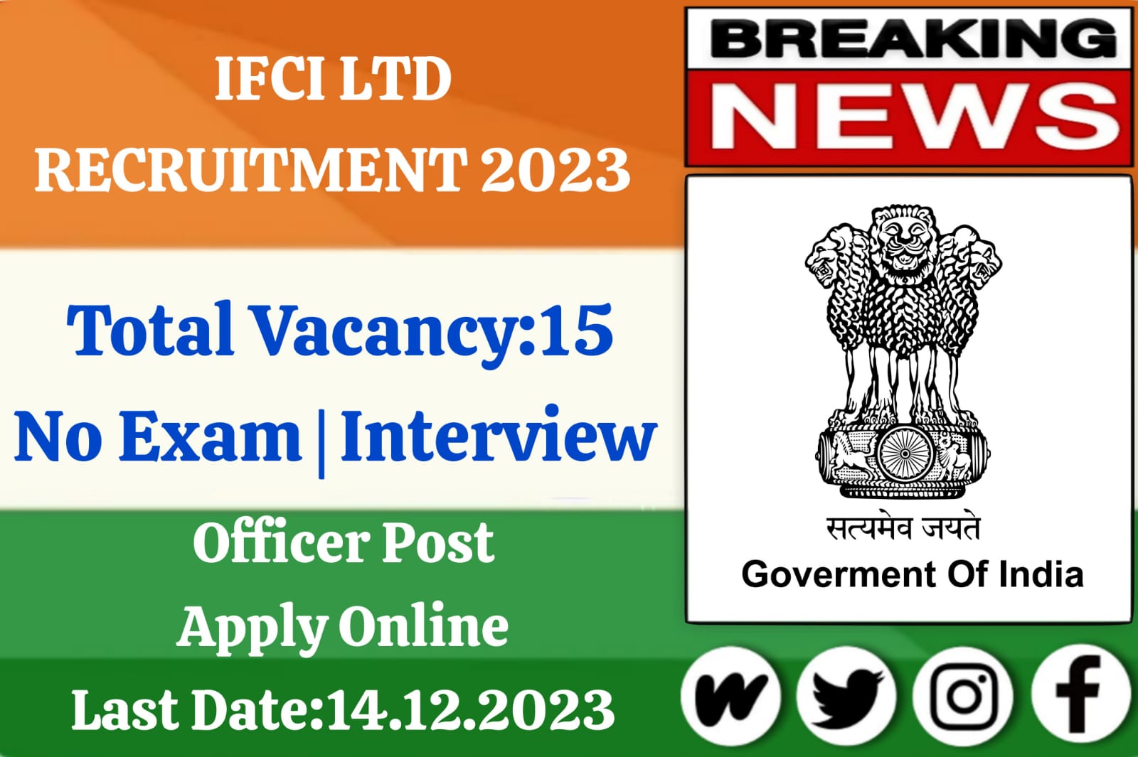 IFCI Ltd Recruitment 2023: Seize the Opportunity! Apply Now for 15 Sr. Associate Posts