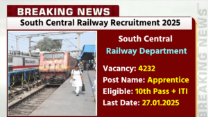 South Central Railway Recruitment 2025