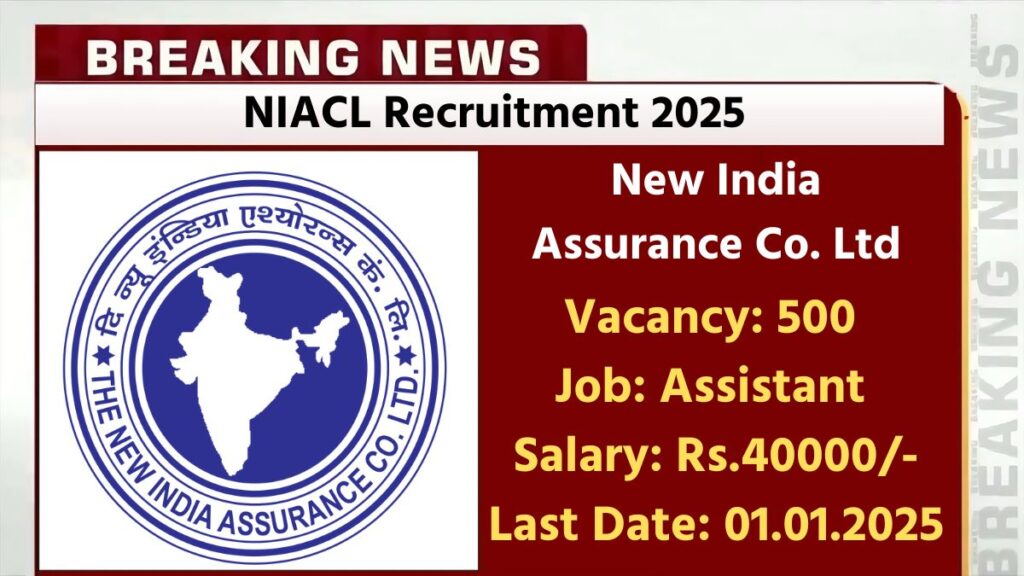 NIACL Recruitment 2025