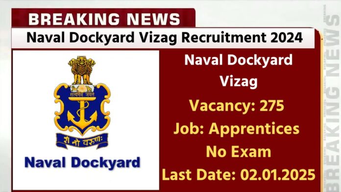 Naval Dockyard Vizag Recruitment 2025