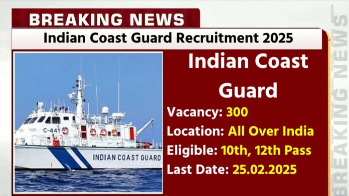 Indian Coast Guard Recruitment 2025