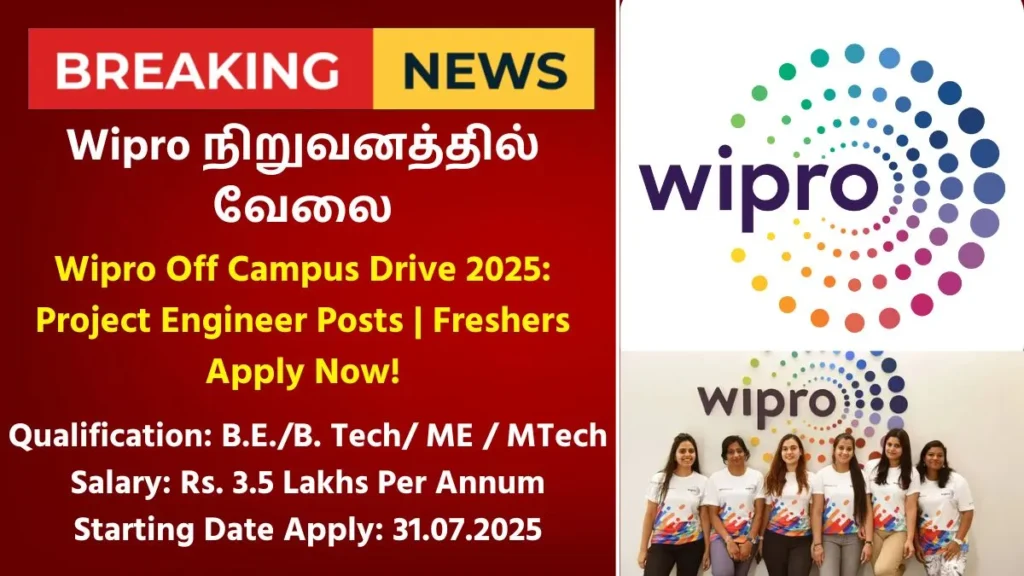 Wipro Off Campus Drive 2025