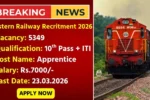 Western Railway Recruitment 2026