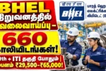 BHEL Recruitment 2026 – 660 Artisan Vacancies Tamil