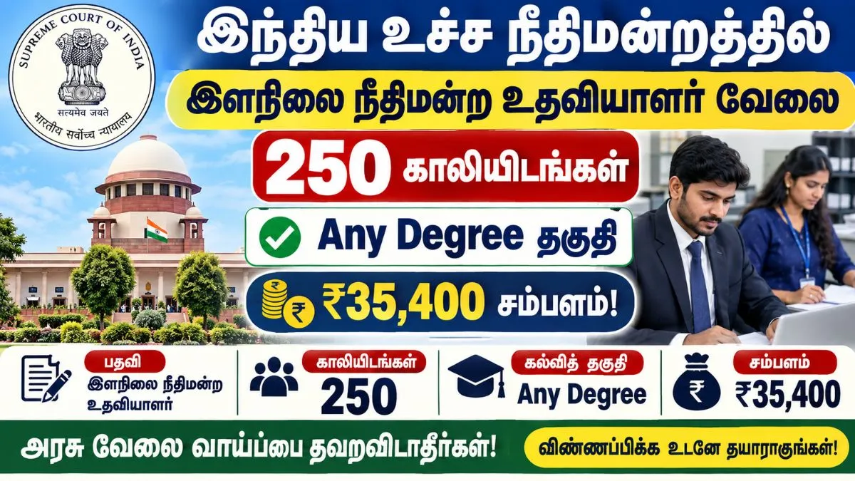 Supreme Court of India Recruitment 2026